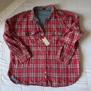 Buffalo David Bitton Red Flannel Shirt